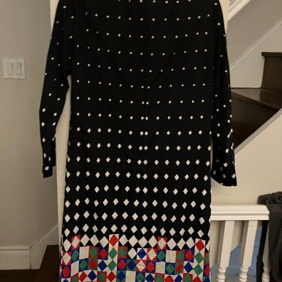 Adele Simpson 1970s Geometric Dress - Picture 4 of 9